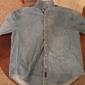 Vintage Old Navy Denim Long Sleeve Shirt